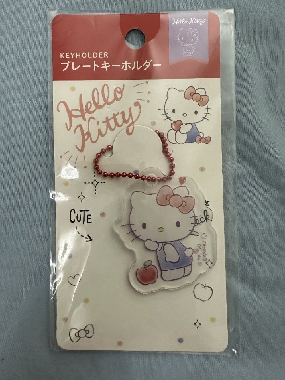 Sanrio Hello Kitty Acrylic Keyholder Keychain